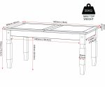 CORONA EXTENDING DINING TABLE - DISTRESSED WAXED PINE - Image 6