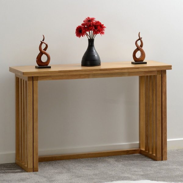 RICHMOND FOLDAWAY DINING TABLE - OAK VARNISH