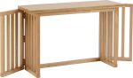 RICHMOND FOLDAWAY DINING TABLE - OAK VARNISH - Image 3