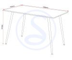 BARLEY DINING TABLE - OAK VENEER/OAK EFFECT - Image 4