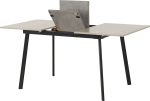 AVERY EXTENDING DINING TABLE - CONCRETE/GREY OAK EFFECT - Image 3