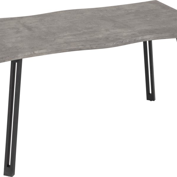 QUEBEC WAVE EDGE DINING TABLE - CONCRETE EFFECT