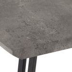 QUEBEC WAVE EDGE DINING TABLE - CONCRETE EFFECT - Image 2