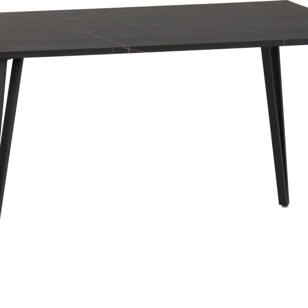 MARLOW DINING TABLE - BLACK MARBLE EFFECT