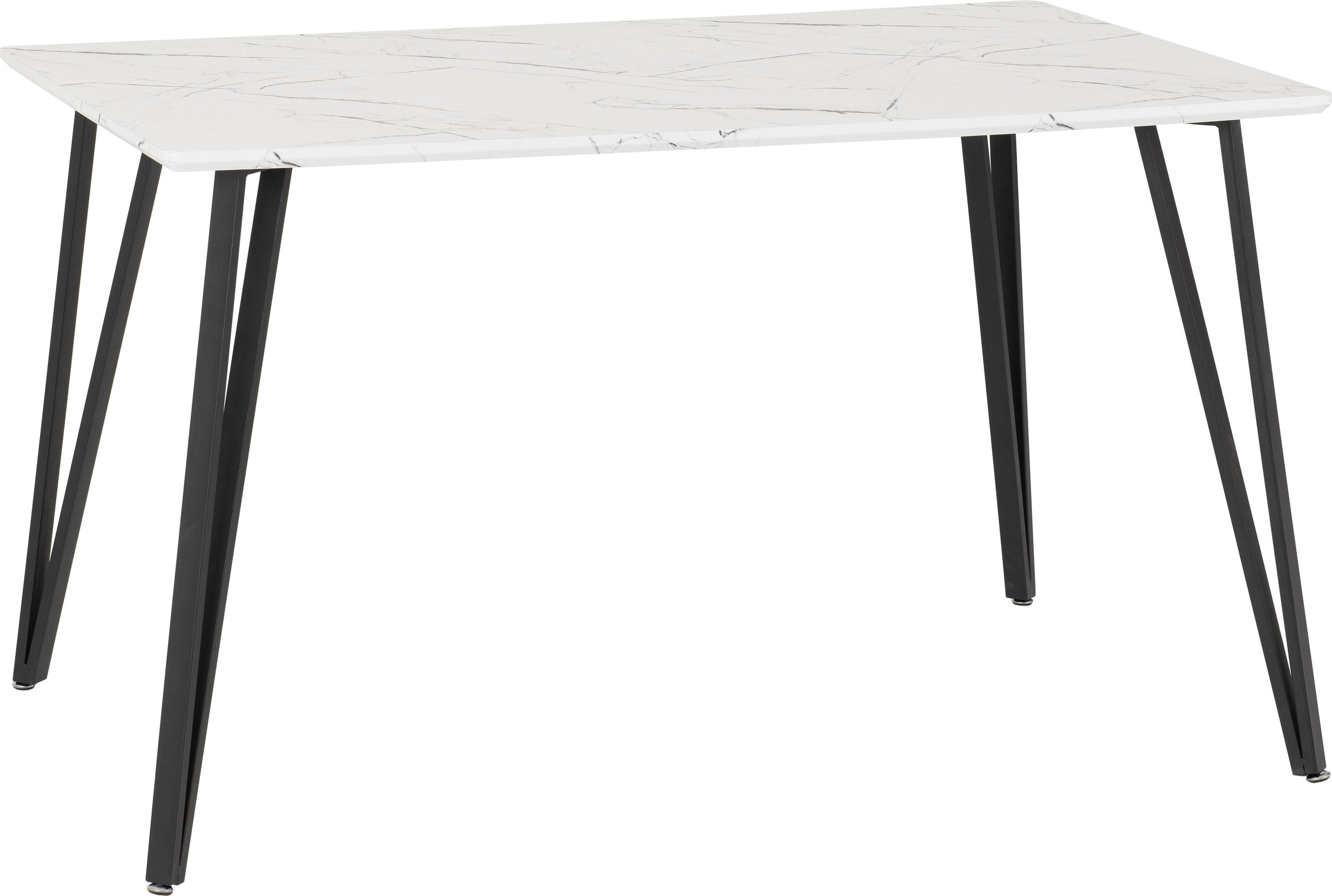 400-403-059 MARLOW DINING TABLE - WHITE MARBLE EFFECT - Image 1