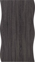 QUEBEC WAVE EDGE DINING TABLE - BLACK WOOD GRAIN - Image 2