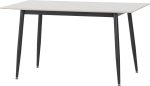 FENTON DINING TABLE - WHITE MARBLE STONE EFFECT - Image 2