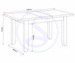 WINDSOR EXTENDING DINING TABLE - NATURAL OAK - Image 4