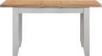 WINDSOR EXTENDING DINING TABLE - PEBBLE GREY/OAK - Image 3