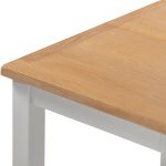 WINDSOR EXTENDING DINING TABLE - PEBBLE GREY/OAK - Image 2