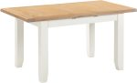 WINDSOR EXTENDING DINING TABLE - IVORY/OAK - Image 2