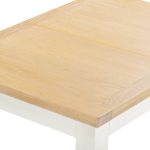 WINDSOR EXTENDING DINING TABLE - IVORY/OAK - Image 3