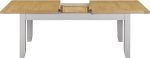 WINDSOR LARGE EXTENDING DINING TABLE - PEBBLE GREY/OAK - Image 2