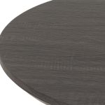QUEBEC ROUND DINING TABLE - BLACK WOOD GRAIN - Image 2