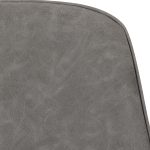 QUEBEC BAR CHAIR (PAIR) - GREY FAUX LEATHER - Image 3