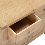 WINDSOR 2 DOOR 2 DRAWER SIDEBOARD - NATURAL OAK - Image 3