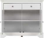 STRATFORD 2 DOOR 2 DRAWER SIDEBOARD - WHITE - Image 4