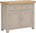WINDSOR 2 DOOR 2 DRAWER SIDEBOARD - PUTTY/OAK - Image 2
