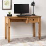 BUDGET MEXICAN STUDY DESK - DISTRESSED WAXED PINE