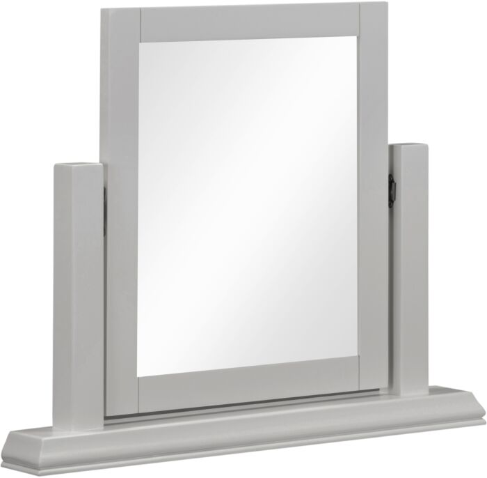 600-603-015_1 BORDEAUX DRESSING TABLE MIRROR - PEBBLE GREY - Image 1