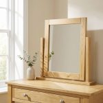CAMBRIDGE DRESSING TABLE MIRROR - HONEY
