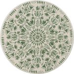 FERNE PATIO DINING SET - WHITE/GREEN LEAF - Image 2